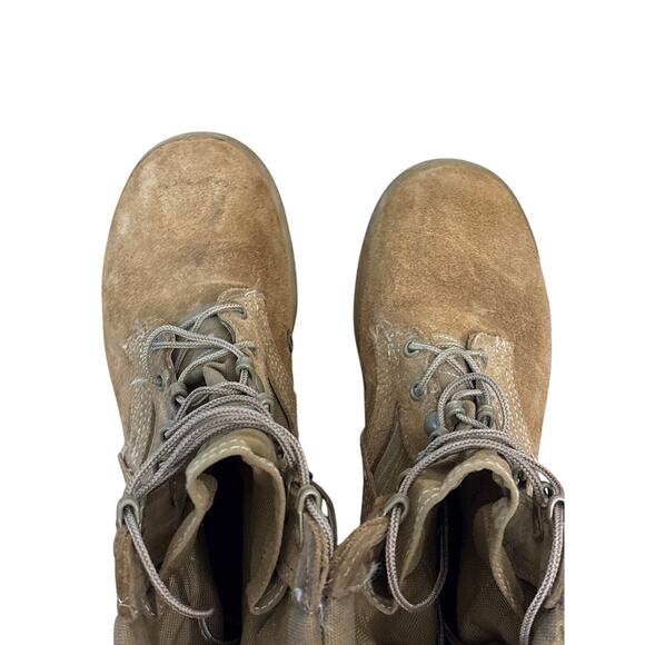 Belleville Army Hot weather combat Boots size 4 wide 18-D-1001 coyote brown - Picture 6 of 7